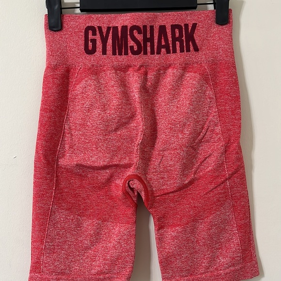Gymshark Flex Cycling Bike Shorts Bright Red Size Medium - Picture 6 of 7